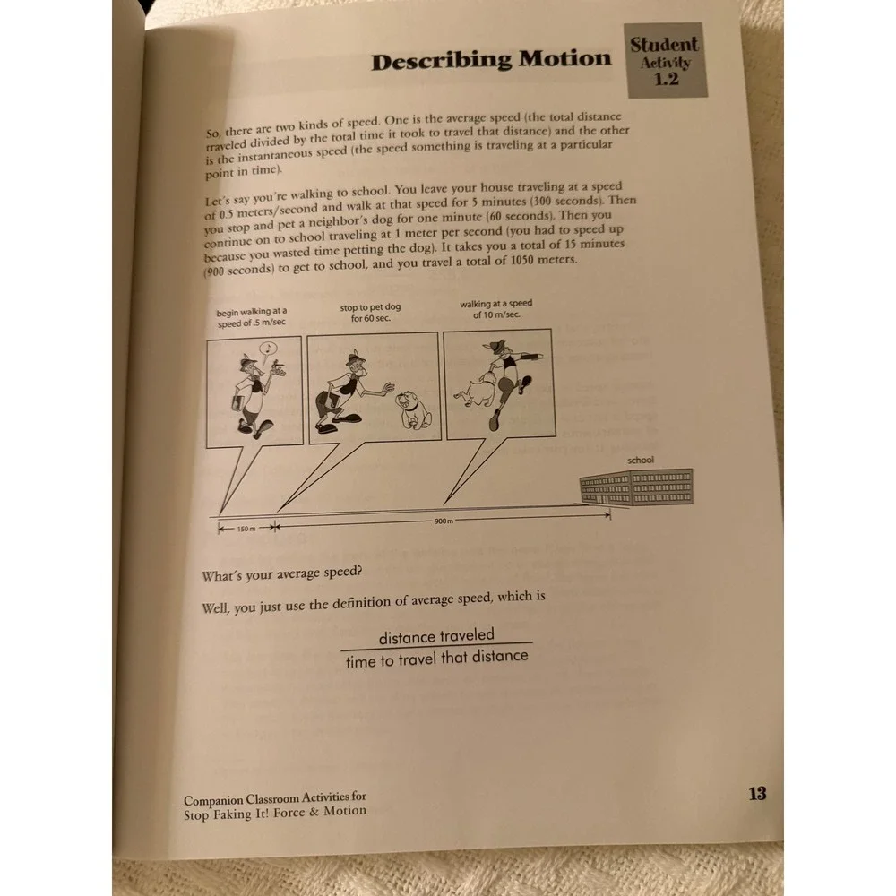 NSTA‎ Press Stop Faking It Force and Motion Classroom Activities Physics Book